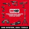 M18 18V Lithium-Ion Brushless Cordless Compact Drill/Impact Combo Kit (2-Tool) W/ (2) 2.0Ah Batteries, Charger & Bag 2892-22CT - Image 8