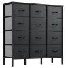 YITAHOME Dresser Storage Drawers Charcoal - Image 9