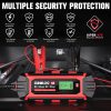 10-Amp Car Battery Charger, 6V and 12V Fully Automatic Battery Charger Maintainer, Trickle Charger, Supersafe Smart Battery Desulfator for Lead-Acid Batteries(S10) - Image 16