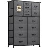 YITAHOME Dresser Storage Drawers Charcoal - Image 12