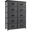 YITAHOME Dresser Storage Drawers Charcoal - Image 28