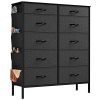 YITAHOME Dresser Storage Drawers Charcoal - Image 19