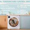 ZNESKPG 1.95 Cu.ft Front Load Clothes Dryer Portable Compact Dryer 830W 5 Drying Modes Stainless Steel Drum with Overheat Protection Dust Removal Deodorization and Lint Removal Func - Image 14
