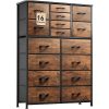 YITAHOME Dresser Storage Drawers Charcoal - Image 25