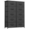 YITAHOME Dresser Storage Drawers Charcoal - Image 20