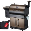Z Grills ZPG-700D - Wood Pellet Grill and Smoker with Cabinet Storage 694 sq. in. - Bronze - Image 5